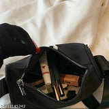 Waterproof polyester front pack waist bag for hiking, cycling, camping - durable and spacious with 2 compartments and breathable air mesh backing, perfect for outdoor adventures