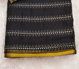 Embellished daily wear Georgette saree, Indian chiffon with Italian silk blouse, trending Party Wear accessory for Diwali, Durga Puja, Raksha Bandhan, Navratri festivities