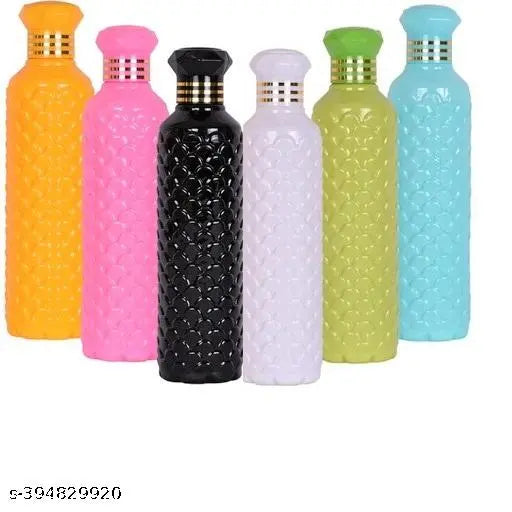 Multi-colored Ekleo Pacific 1000 Pet Water Bottles Set of 2, leak-proof, BPA-free, multi-purpose (office, gym, home, travel, hiking, trekking)