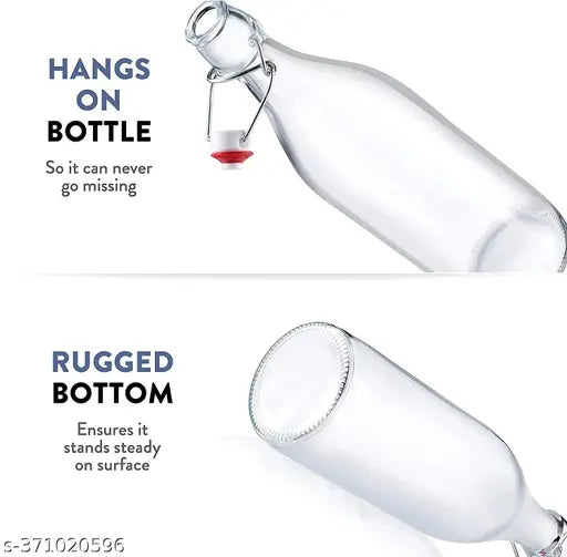 Glass shaker bottle, Essential Water Bottles - pack of 1, Indian-made essential water container