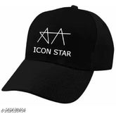 Embroidered cotton baseball cap featuring Allu Arjun's iconic Pushpa Raj design, suitable for boys and men