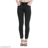 Denim Lycra black skinny jegging, dyed/washed high-quality denim jeans for women - size 32 (waist 32in, length 37in)