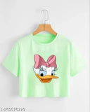 Cotton blend printed short sleeves tops & t-shirts by Fancy Fashionista (India)