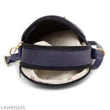 PU sling bag for girls, solid net mini design with 3 compartments, free size (5x6x4in), Indian-made accessory