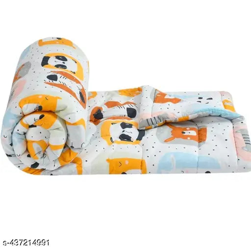 220 GSM reversible microfibre polycotton comforter blanket, single bed size - 60x90 inches, Indian-made