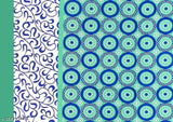 104 TC Cotton Queen 3D Printed Flat Bedsheet, ethnic motifs, superfine quality - AAYU TRADER pack of 1