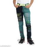 Stunning denim men's pant - solid, high-quality denim from India (size 24/26/28, waist 24/26/28 inches, length 42 inches)
