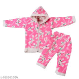 Wool unisex hoodies, printed net design for infants (0-18 months), soft swat fabric made in India