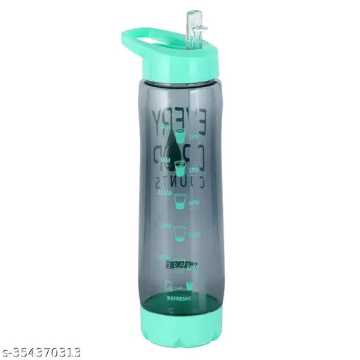 Green Oreo Sipper Water Bottle (900ML), stylish and leak-proof gym or school hydration solution for kids