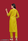 Charvi Graceful Women's Cotton Dupatta Set with Kurta and Bottomwear, solid pattern, three-quarter sleeves, various sizes available