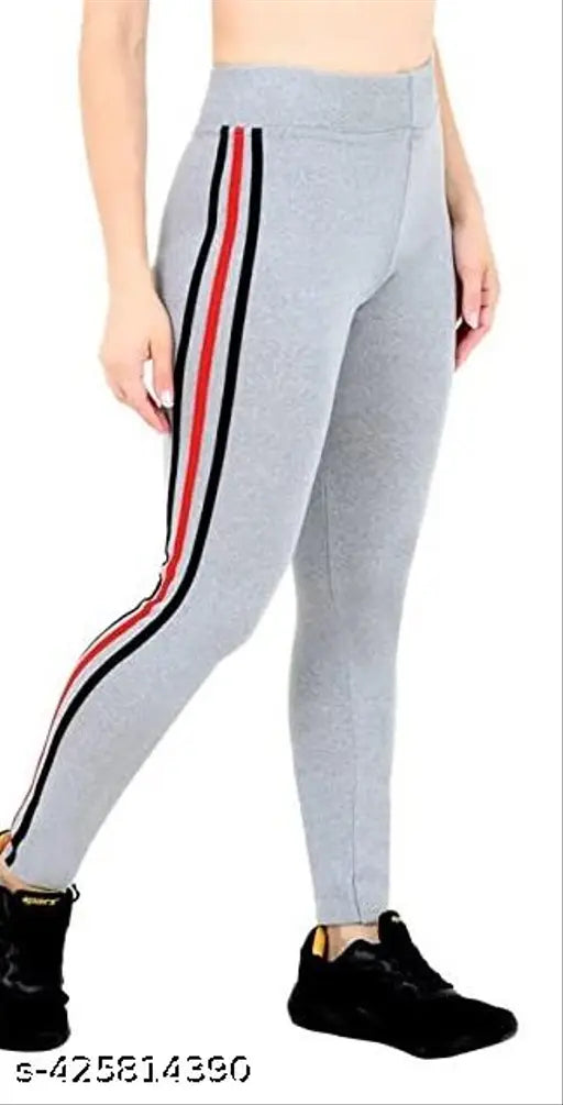 Multicolor cotton blend track pants for women, solid design in various sizes M, L, XL, origin India
