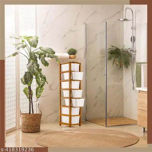 Plastic modular storage organizer, 7xL size, for home, office, parlor, school, and kids by ELIGHTWAY MART