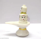 Polyresin 5-faced (Panch Mukhi) Lord Shiv Statue for puja, ideal for home altars or gifting