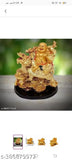 Gold polyresin Laughing Buddha on Dragon, 10x13x8 cm showpiece for home decor