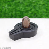 Natural Narmada Stone Shivling with multicolor Jaladhari stand, 15 inches tall for puja rituals