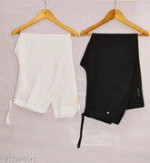 Solid cotton trousers for women, Urbane Fabulous brand, Made in India