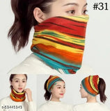 Orange self-design skull cap, ideal for women's summer and winter wear. Cozy knitted beanie with ponytail opening, perfect for cold weather. High-quality 100% cotton, dotted design. Made in China