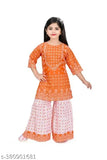 Stylish rayon Kurta set for girls, printed net Mariam dress featuring three-quarter sleeves