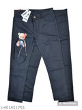 Mens stylish cotton blend teddy bear print denim jeans, size 28, 30, or 32. Playful and comfortable denim with a unique twist