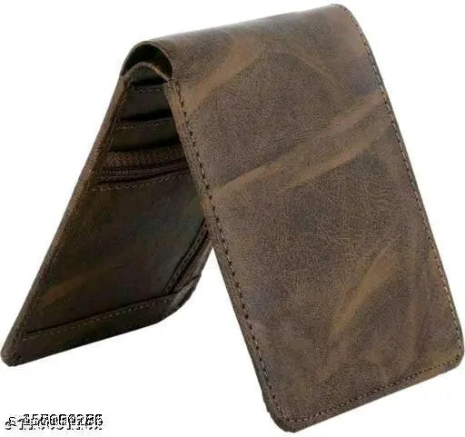 Faux leather unique men's wallet, printed net design, 2 compartments, free size (12cm x 6cm), trendy accessory from India