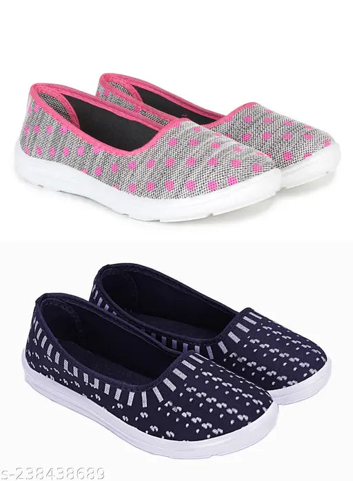 TPSS latest collection comfortable, fashionable juttis for women & girls - synthetic, velcro fastening, printed ballerinas for various occasions