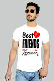 Stylish cotton-silk men's t-shirt with printed design, short sleeves, XS-XL sizes. Indian fashion essential for everyday wear