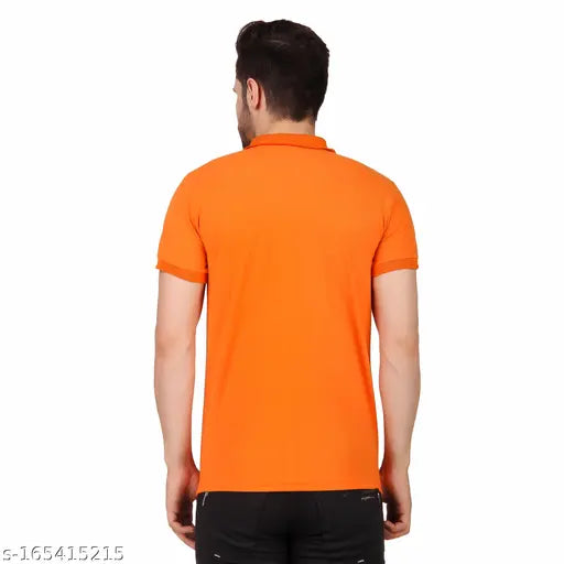 Classy cotton men's T-shirt, solid pattern, short sleeves, M, L, XL, XXL, XXXL, 4XL, Indian make with eco-friendly design