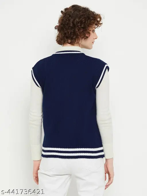 Kasma women's brown cable knit sweater, wool full sleeve turtleneck with printed net pattern and pull-on closure, size M (36in bust, 25in length)