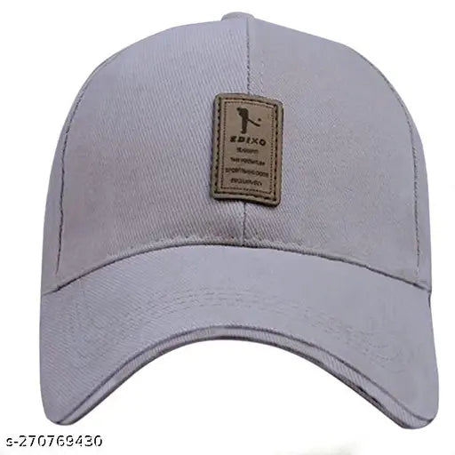 Indian combo pack of 2 stylish cotton baseball caps, trending solid-patterned for girls and boys