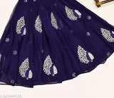 Vihat Fashion Georgette floral lehenga choli for baby girls party wear 2023, solid top with short sleeves, available in multiple sizes from 2-3 to 7-8 years