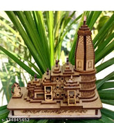 3D model ARIKA Enterprise Shree Ram Mandir souvenir, handcrafted Indian temple showpiece for home or office