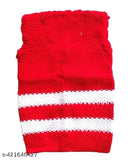 Multicolor woolen sleeveless kids sweater combo pack 3, self-design winterwear for infants and toddlers, India origin