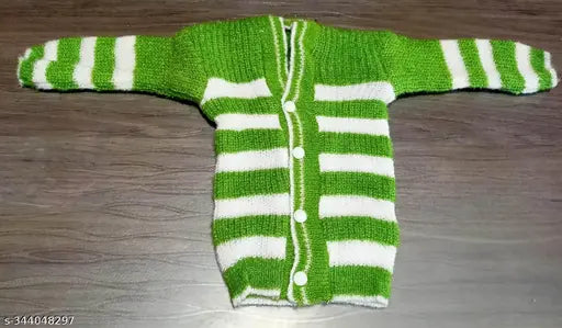 Wool striped winter set for newborn boys & girls (India)