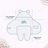 Fleece hooded baby swaddlers (2-pack), unisex baby blankets for newborns, ideal for mild winter