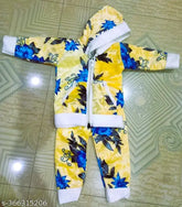 Wool printed net long sleeve baby sweaters set (any colors), 0-3 months, Indian origin