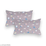 Cotton elastic king size fitted bedsheet with 2 pillow covers, floral pattern, supersoft 72x78+10 inches by RD FABS for summer
