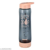 Peach-colored 900ML sipper water bottle for gym, sports, or school (Pack of 1) - eco-friendly, leak-proof, and BPA-free design