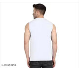Polyester Jesus Gym t-shirt for boys, sleeveless with printed design