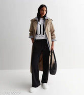 Breathable polyester ladies' half sleeve T-shirt, printed "It's Okay Don't Worry", comfortable for workouts and casual wear. Indian-made, machine washable