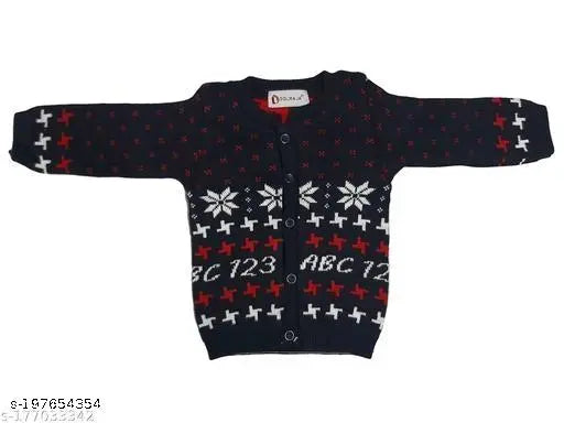 Handmade wool Onn baby romper with printed net pattern, suitable for 0-3 months infants, from India