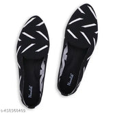 PU women's printed bellies flats for party wear - comfortable and stylish sandals from India