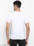 Colorblocked cotton men's T-shirt, short sleeves, versatile design, superior comfort, India origin