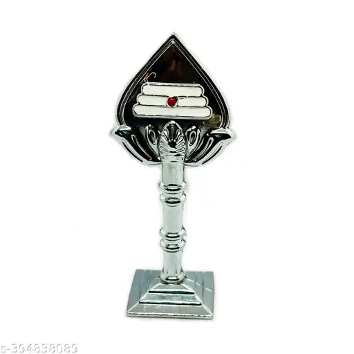 Indian handcrafted Om Vel with stand, decorative car dashboard accessory, Murugan Vel symbol