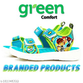 Limited Edition Ben 10 Sandals, sea green/parrot green, patent leather and EVA, boys' size 2-10 years, cartoon character design