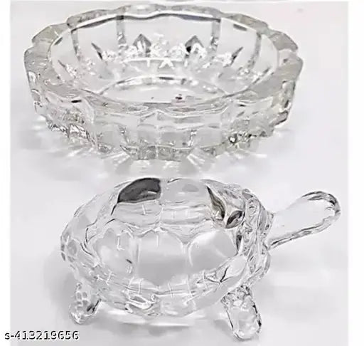 Glass figurine: Handcrafted Indian tortoise plate by Shri Ganesh ji Enterprise, high-quality collectible