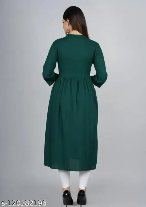 Rayon three-quarter sleeve embroidered combo, NEO-6 women's blouse, S - XL sizes