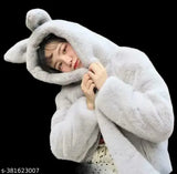 Stylish white hoodie for girls, solid wool material, long sleeves, hoodie for women under 200, size 13-14 years