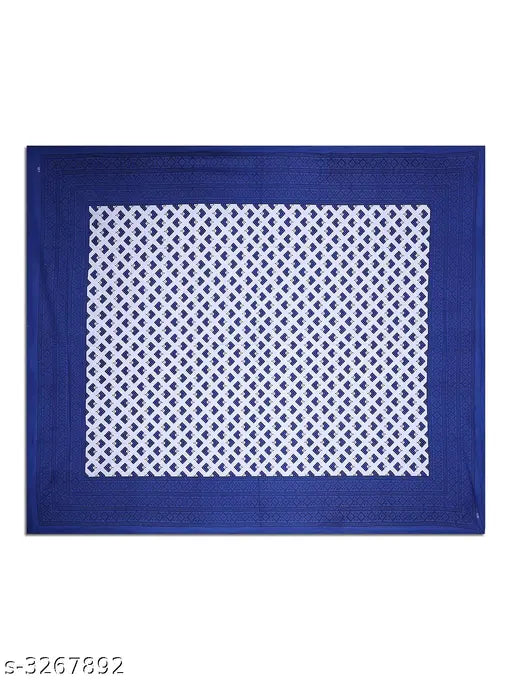 Jaipuri beautiful cotton double bedsheet, printed 140 thread count, 90in x 100in bedsheet & 27in x 17in pillow covers