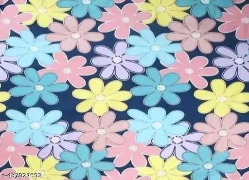 Superfine floral cotton elastic double king Rangoli fitted bedsheet with 2 pillow covers, ideal for summer - India origin