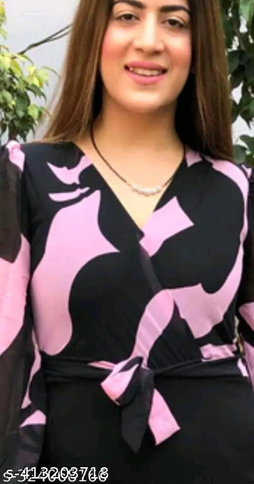 Comfy Georgette printed jumpsuit for women, high-quality Indian fashion